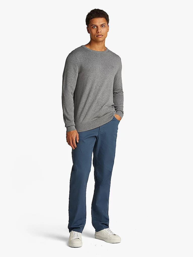 Tommy Hilfiger Core Essential Pullover Grau Meliert M 2